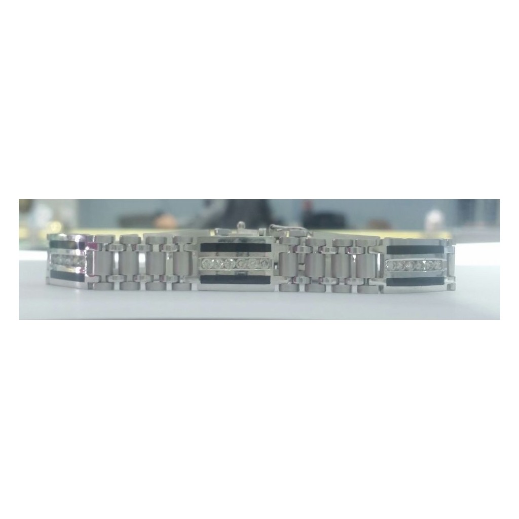 Men's Bracelet with 2.00 Cart Men's Bracelet with 2.00 Cart