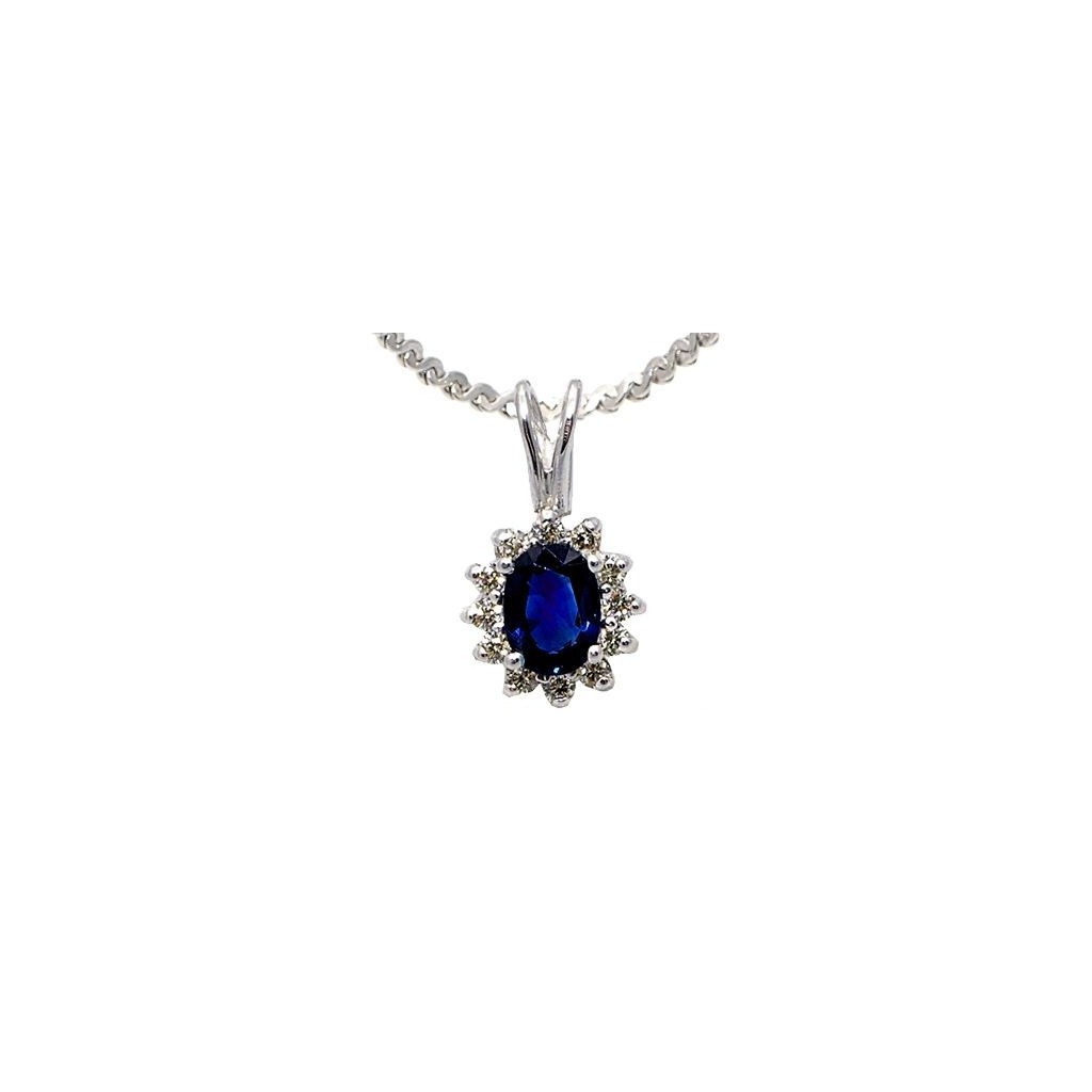 Sapphire Pendent with 1.28 Carats Sapphire Pendent with 1.28 Carats