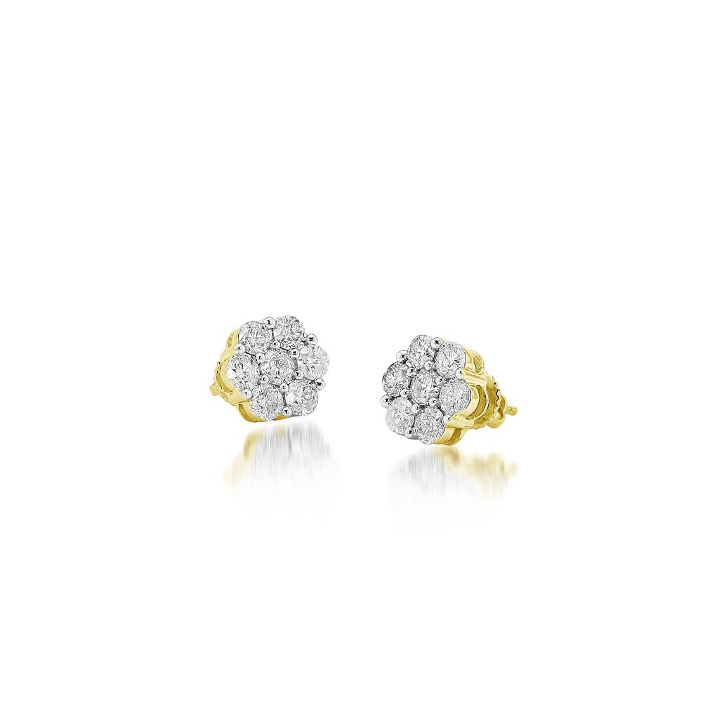 Diamond Earrings with 1.50 Carats