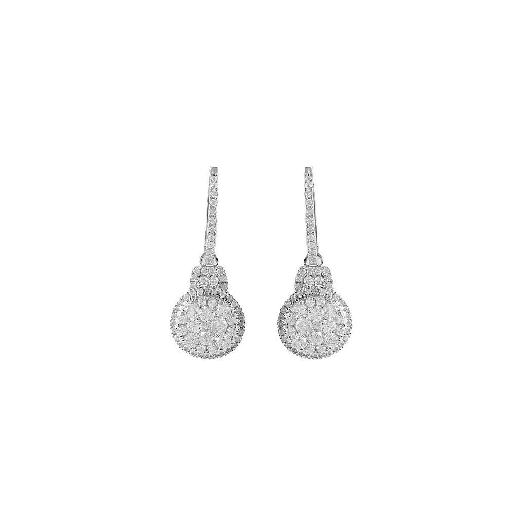 Diamond Cluster Earrings 0.28ct Total Weight | Gerard McCabe | 563509