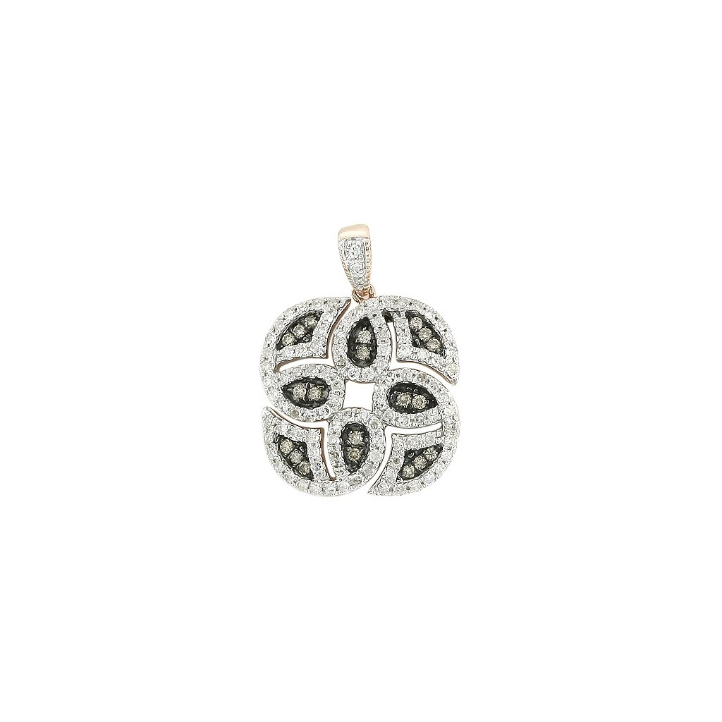 Champagne Diamond Pendant with 0.50 Carats