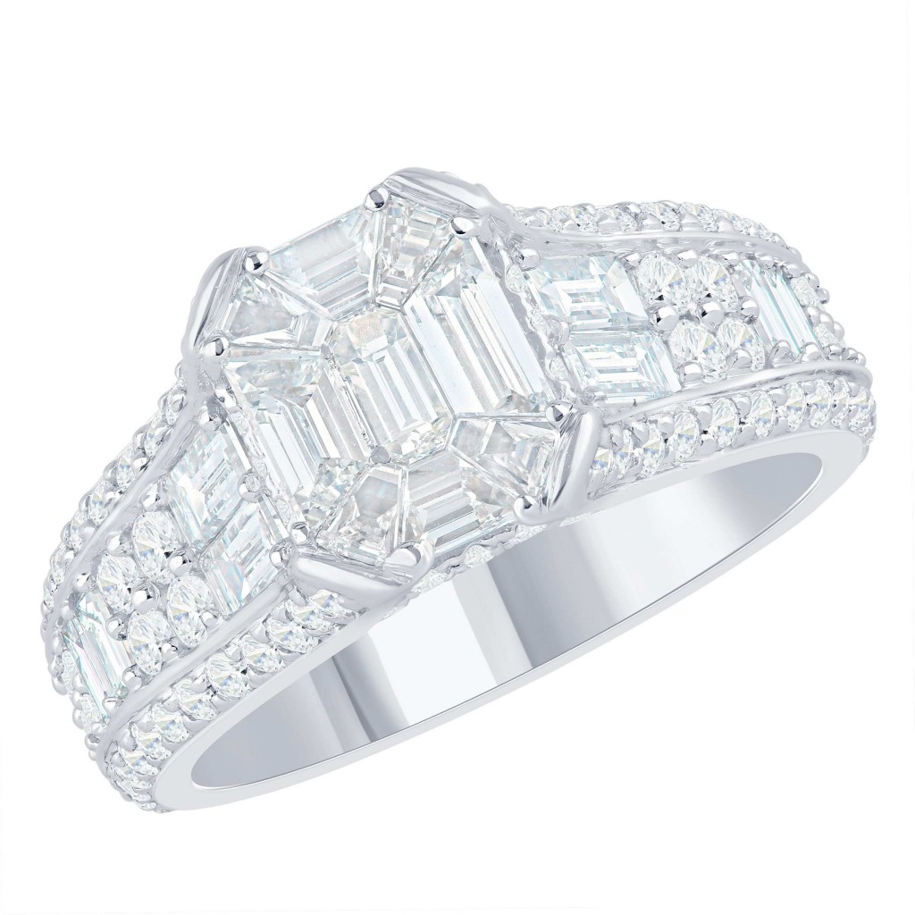Baguette Diamond ring with 1.70 carat