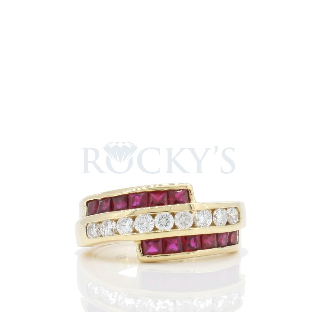 Ruby Diamond Ring with 1.52 Carats