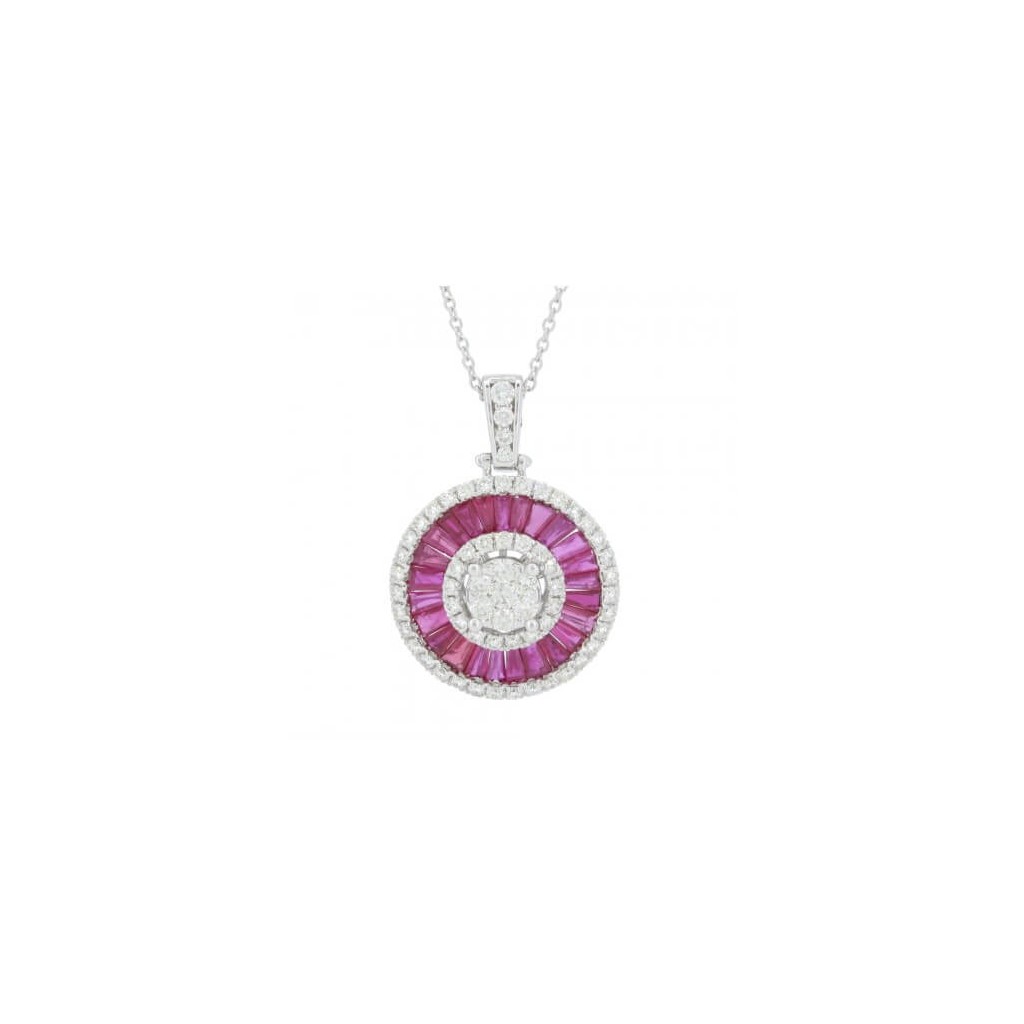Ruby Diamond Pendent with 5.00 Carats