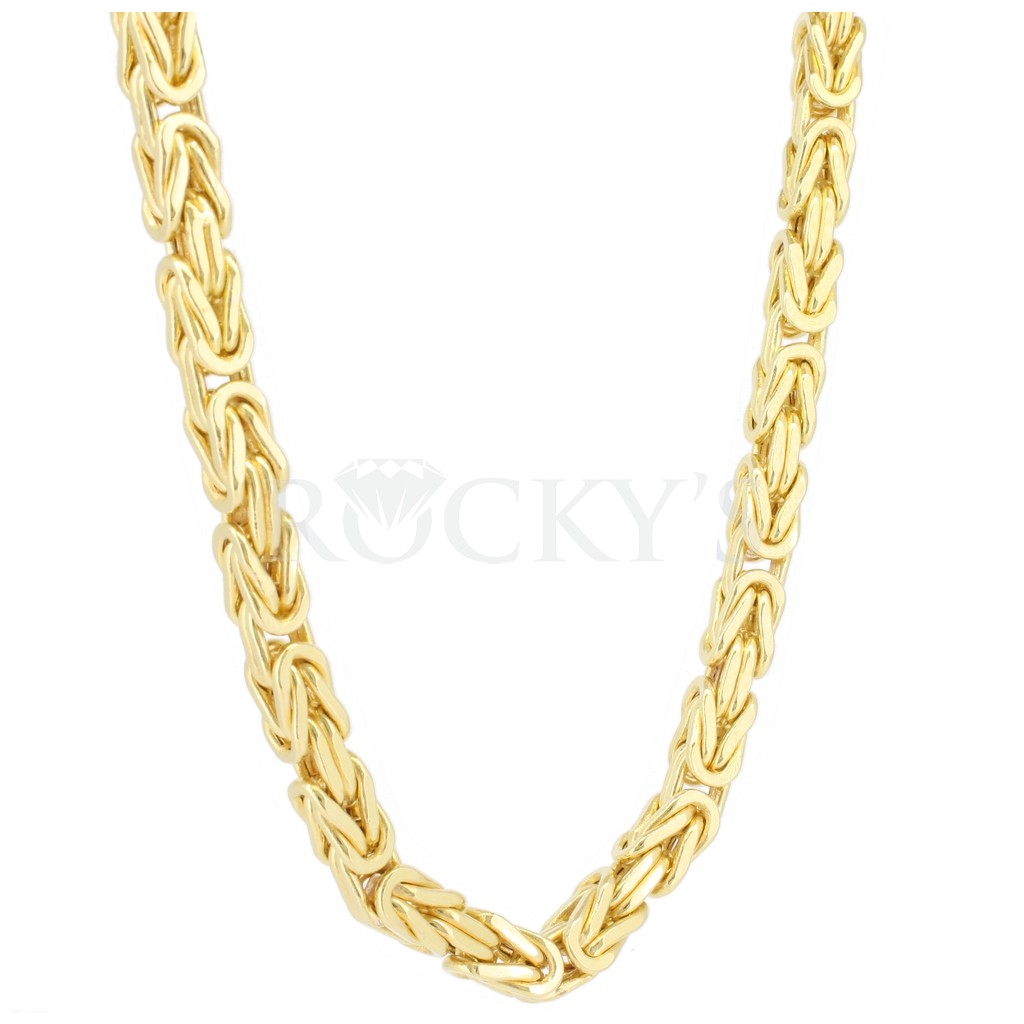 14k solid kings link chain with 91.80gr