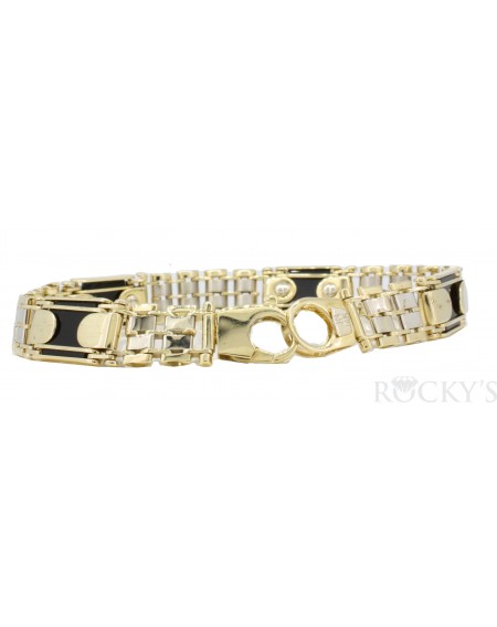 Gold, Onyx And Diamond Bangle Bracelet Available For Immediate Sale At  Sotheby's