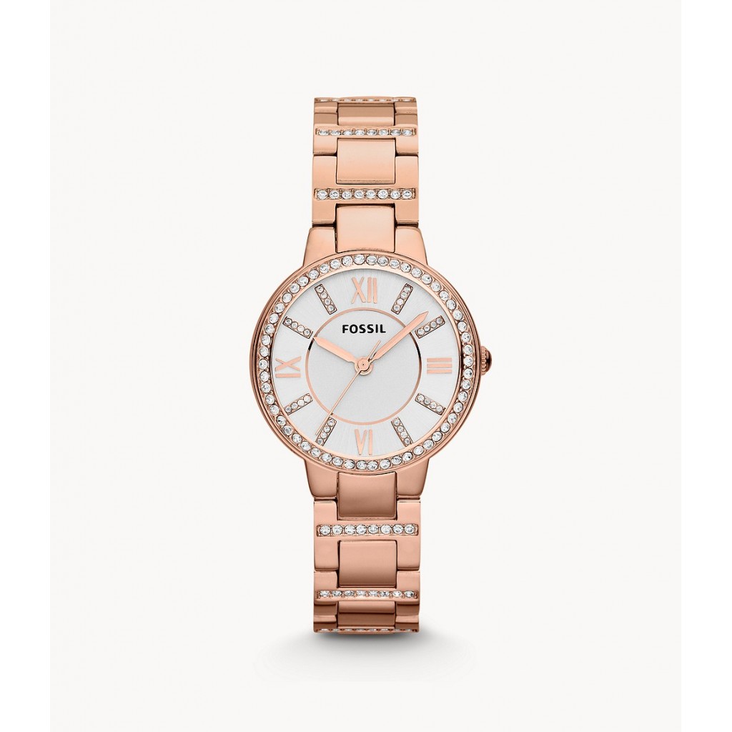 Virginia Rose-Tone Stainless Steel Watch
