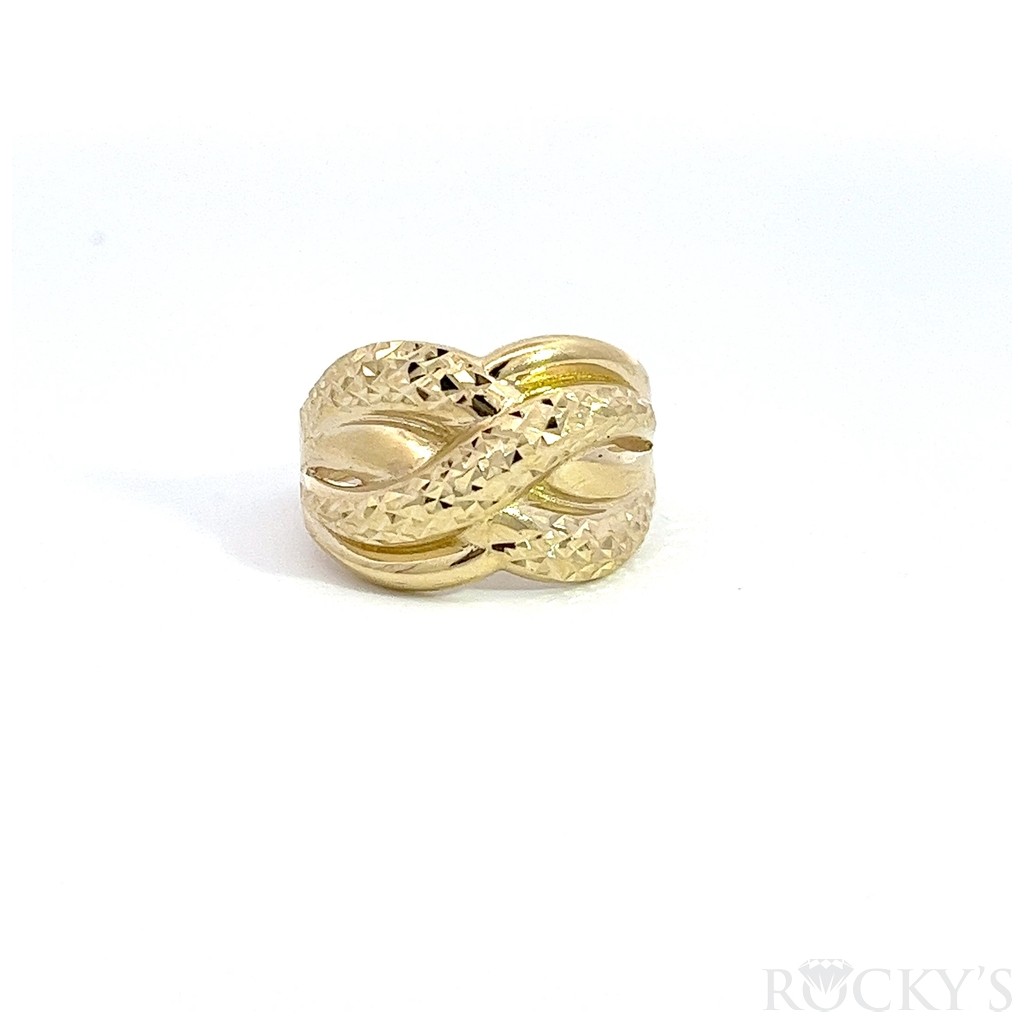 Yellow Gold Ring For Women's