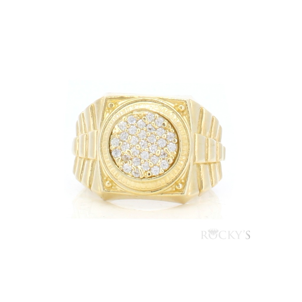 10k Gold Cubic Zirconia Ring