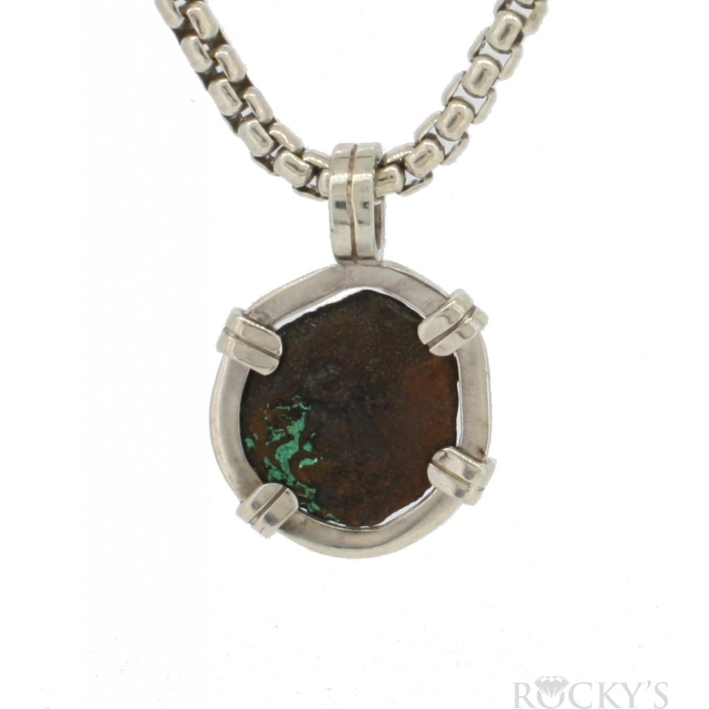 Widow's Mite Silver Coin Pendant