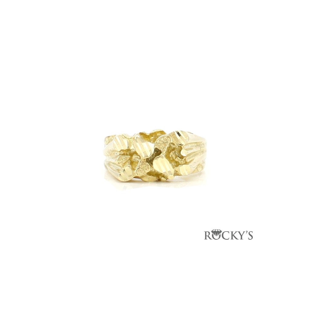 10K Nugget ring