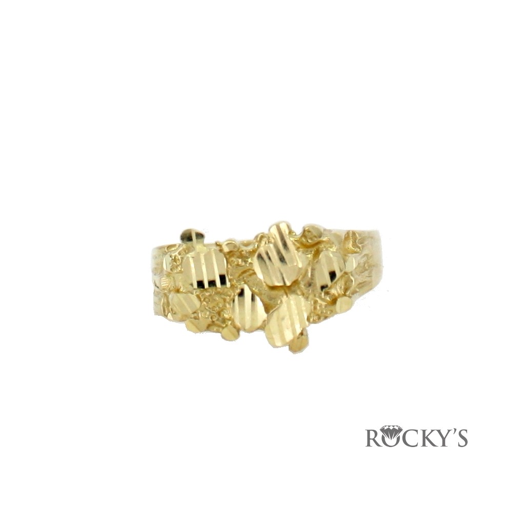 10K Nugget ring