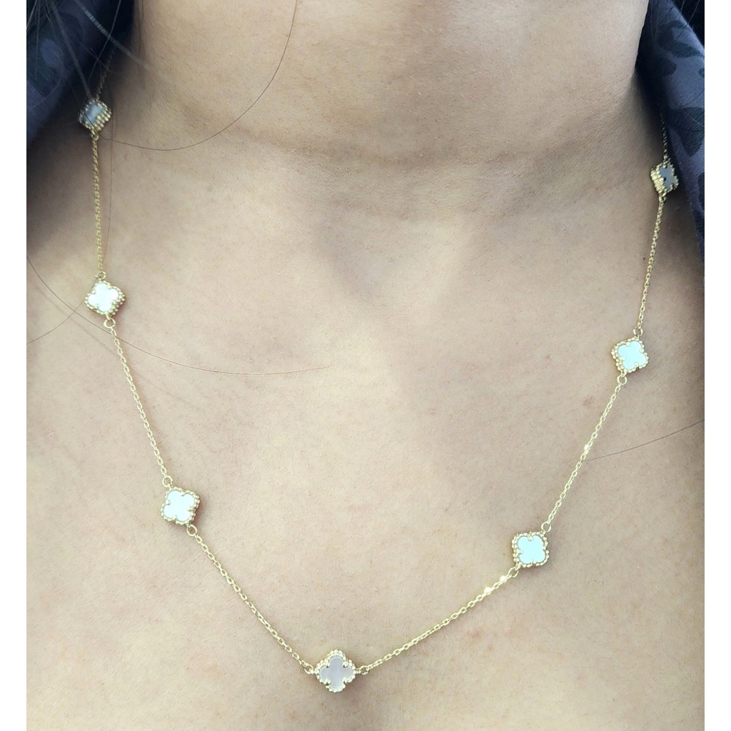 14k MOP fancy necklace 14k MOP fancy necklace
