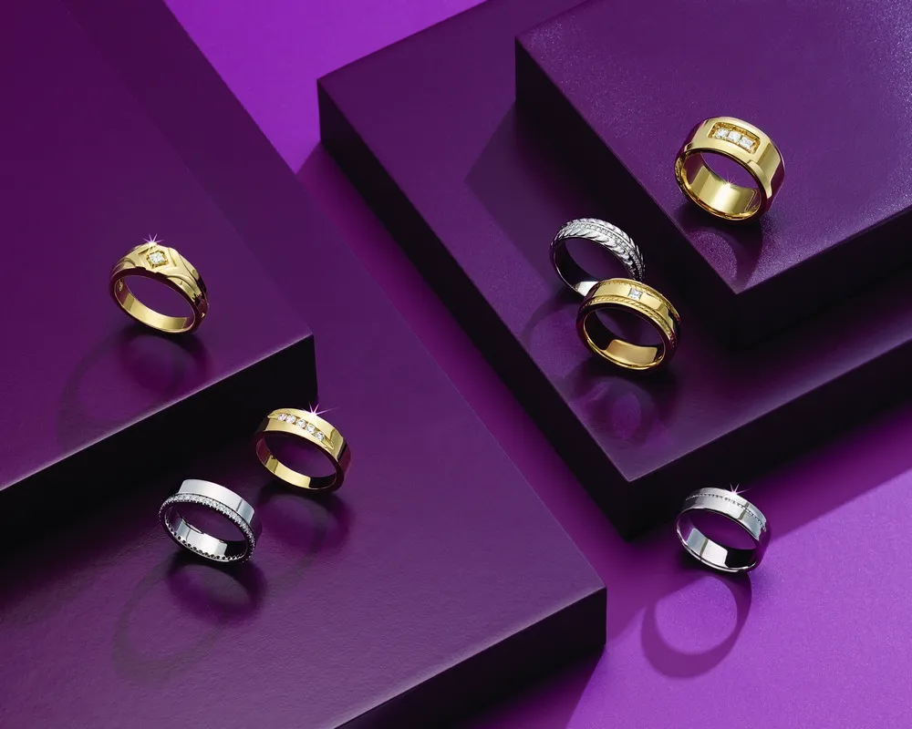 Men&rsquo;s Diamond Bands Collection